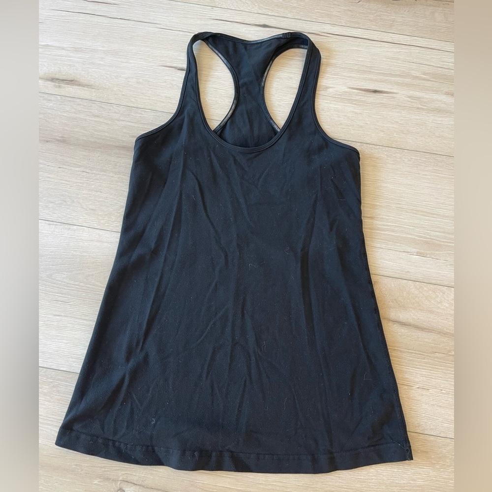[ Lululemon ] Black Cool Racerback Tank Size 8